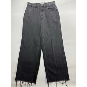 NWOT Pacific Sunwear PacSun Women's Nora Wide Leg Black Denim Jeans - Size 27x26